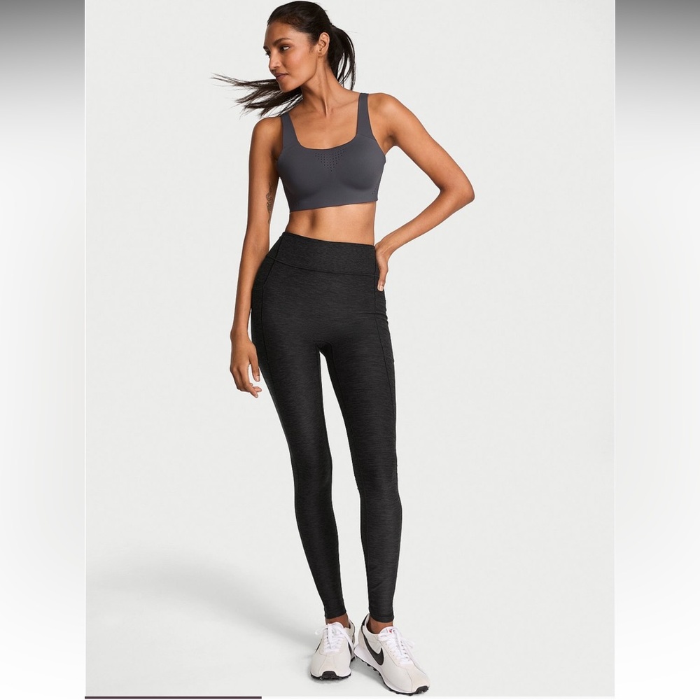 NWT Victorias Secret Heather Grey Onyx Women's High-Rise Leggings Size S